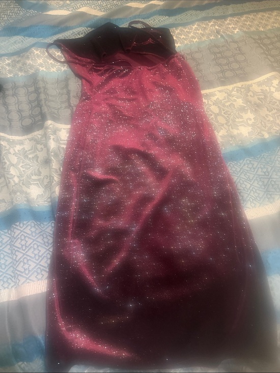 Dresses & Skirts - Women's Sparkle Burgundy Slip Skirt
